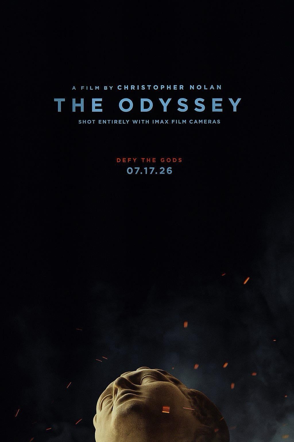 Primer póster de The Odyssey, la nueva película de Christopher Nolan